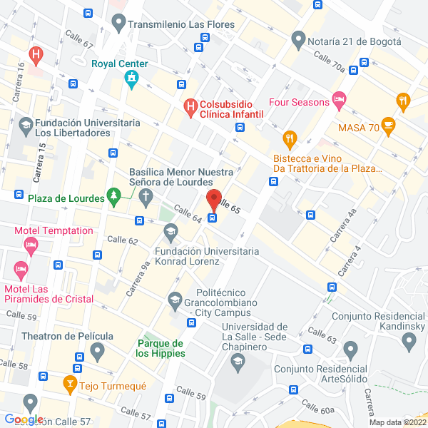 Mapa de Colombia Ecoturismo S.A.S.