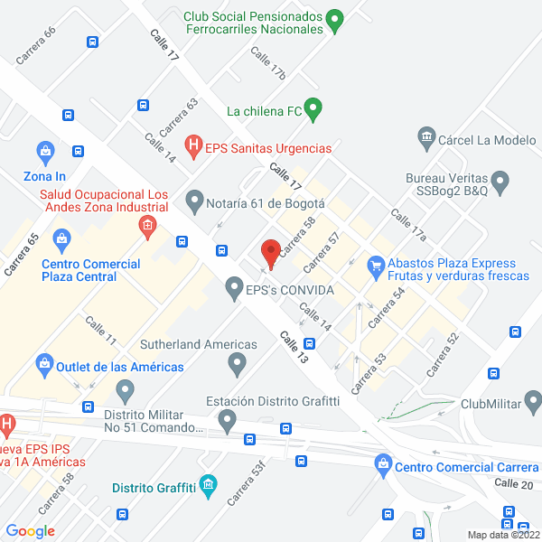 Mapa de Colombia Pneumatic S.A.S.