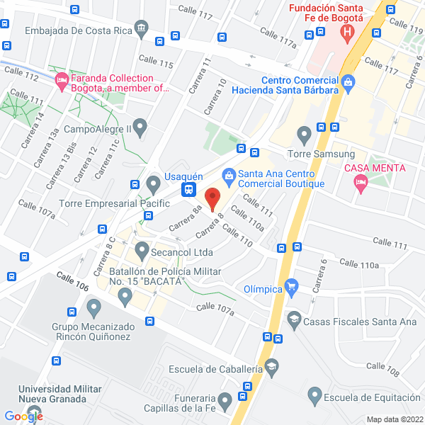 Mapa de Colombian Bags
