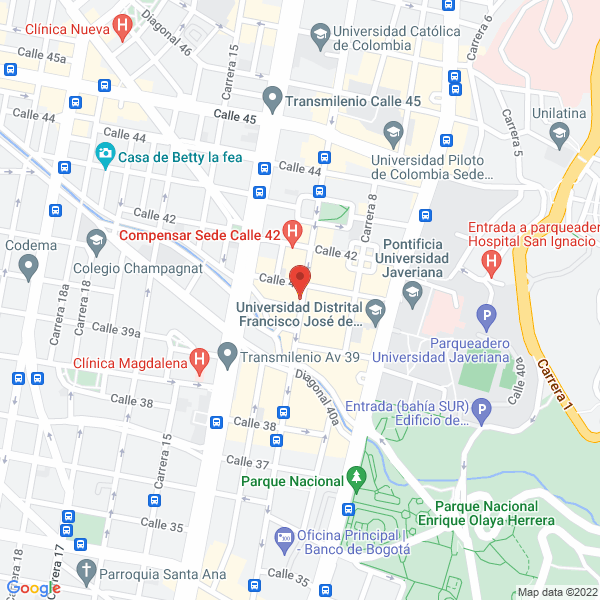 Mapa de Colombiana De Equipos Médicos
