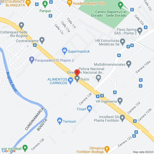 Mapa de Colombiana De Hierros S.A.S