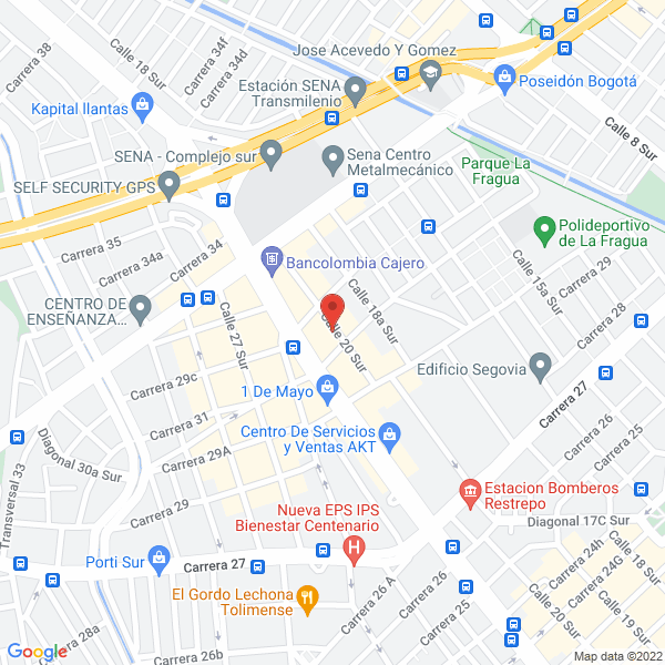 Mapa de Colombiana De Suelas Y Moldes Colsumol S.A.S.
