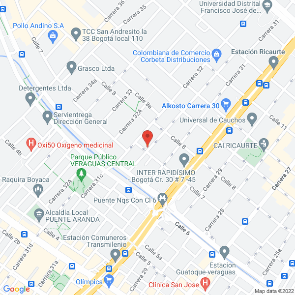 Mapa de Colombo Carga Ltda.