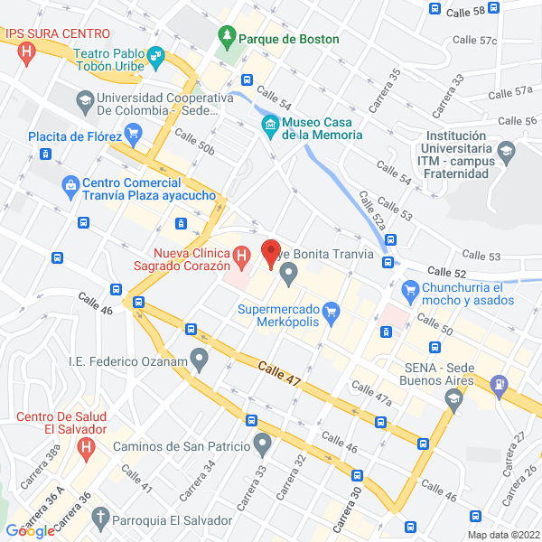 Mapa de Cocinas Integrales La 45