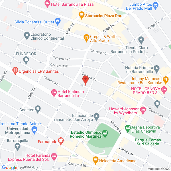Map of Champagne Vallenato Club