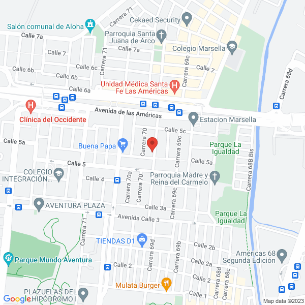 Mapa de Chaquetas Chalecos Maletines Dotaciones Elf