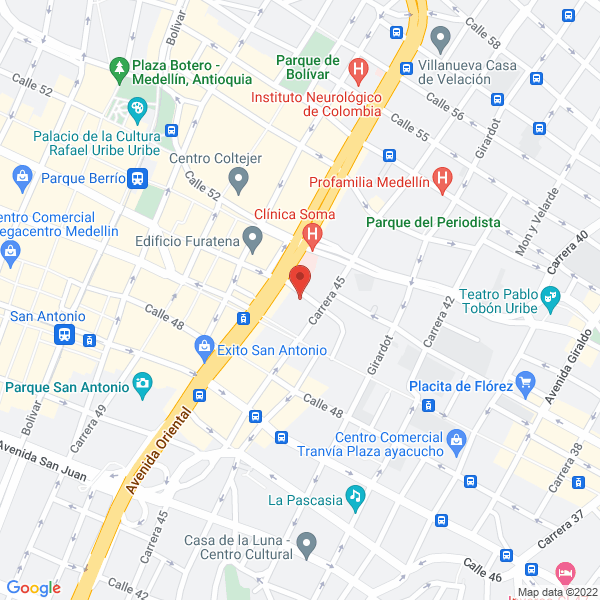 Mapa de Charcutería Y Helados Anais