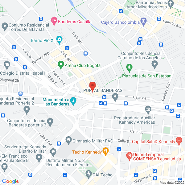 Mapa de Centro Homeopático Mandalay