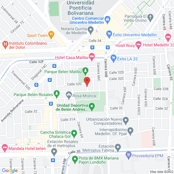 Mapa de Centro Integrado Nueva Vida