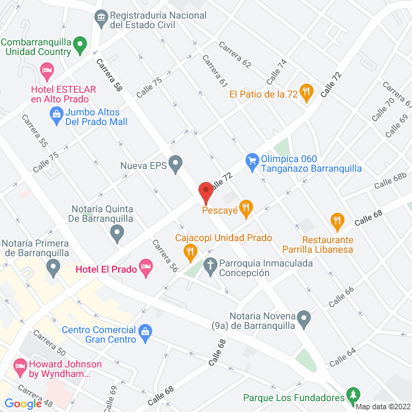 Map of Centro Odontomédico Preventivo Oprem