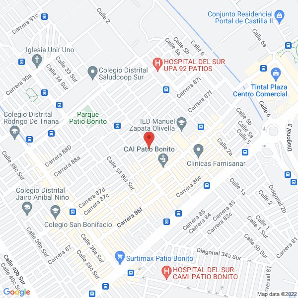 Mapa de Chatarrería Las Vegas