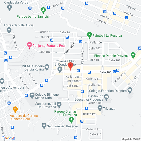 Map of Chiken Brasa