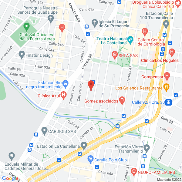 Mapa de Chimeneas De Colombia