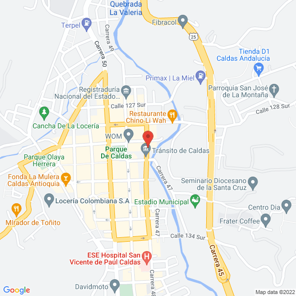 Mapa de Cigarrería La Bonita