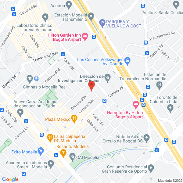 Mapa de Comercializadora Encuentro S.A.S.