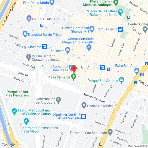 Mapa de Comercializadora Global Nova S.A.S.