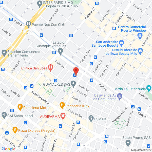 Mapa de Grupo Impricol Sas
