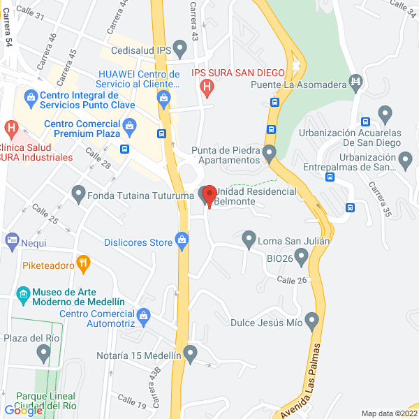 Mapa de Comercializadora Inelsa IT S.A.S.