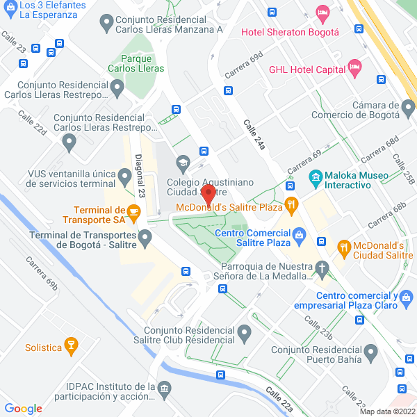 Mapa de Comercializadora Internacional Colombo Mexicana S.A.S.