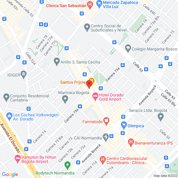 Mapa de Comercializadora Internacional Creaciones Mas Bella Ltda.