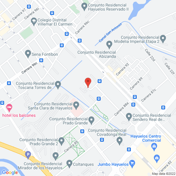 Mapa de Comercializadora Internacional Para Diseño Orchard S.A.S.