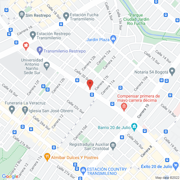 Mapa de Colegio Bilingúe San Gabriel Arcángel