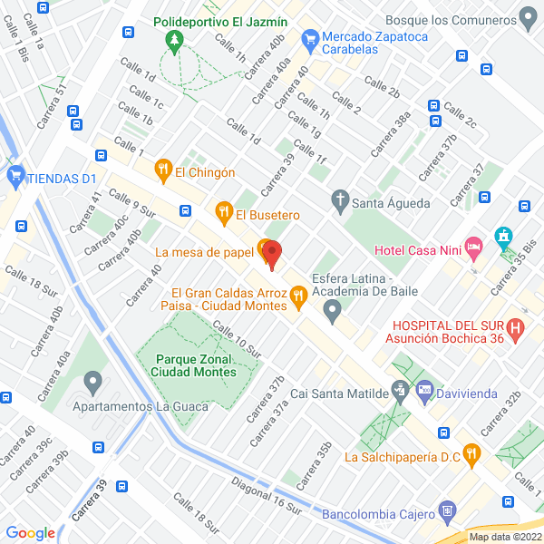 Mapa de Colegio Ciudad Montes