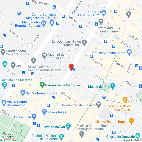 Mapa de Círculo Nacional De Auxiliadores Ténicos Cinat