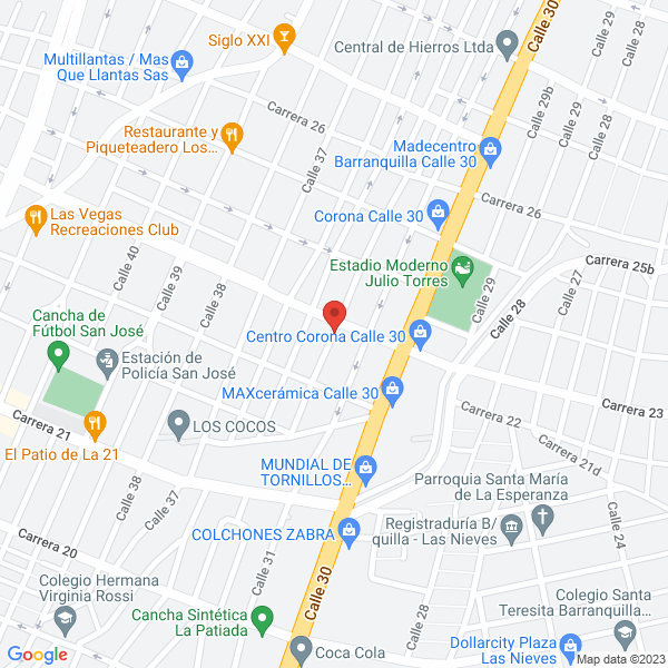 Map of Ciss Consultores Integrales Seguridad Salud