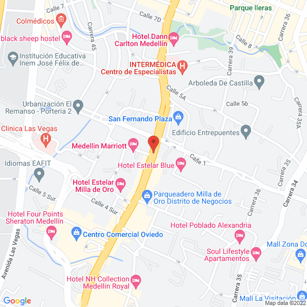 Mapa de City Crepes