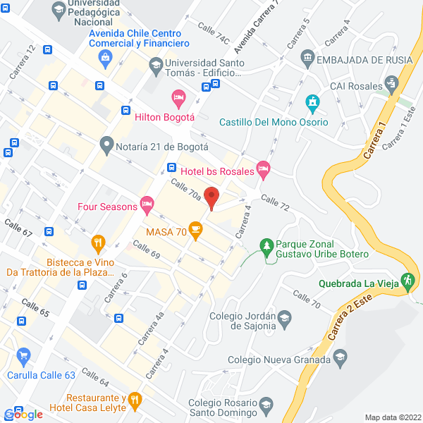 Mapa de City Proyectos S.A.S.