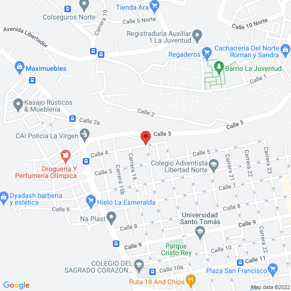 Map of Clínica De Las Esféricas