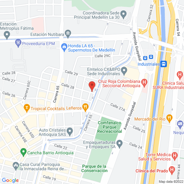 Mapa de Clínica De Las Selladoras Y Las Resistencia