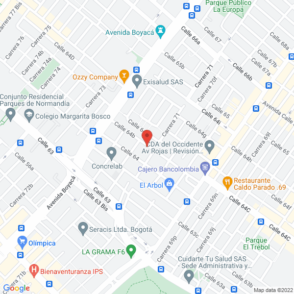 Mapa de Centroyota
