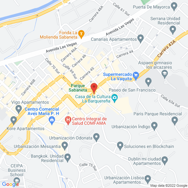 Mapa de Llavecol 24 Horas