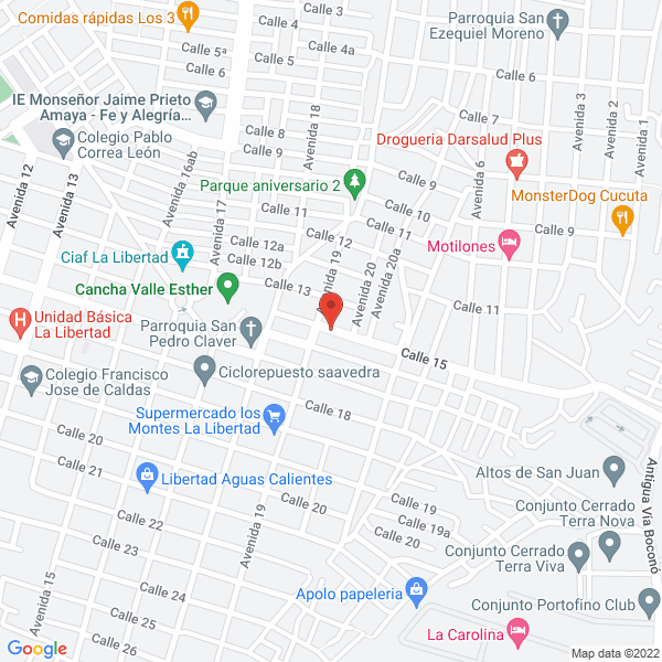 Map of Chivas Del Norte