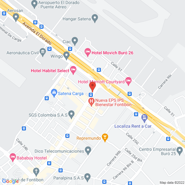 Mapa de Cargo Cimpex Ltda