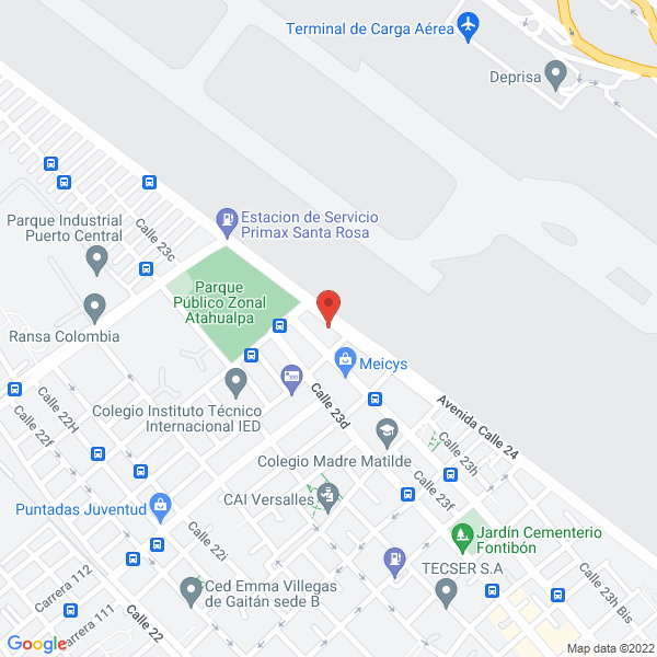 Mapa de Compañia De Inversiones Martínez Pérez