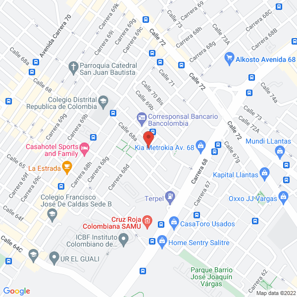 Mapa de Compañia Nacional De Metrología Ltda