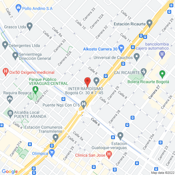 Mapa de Compañía Internacional De Calderas S.A.S.