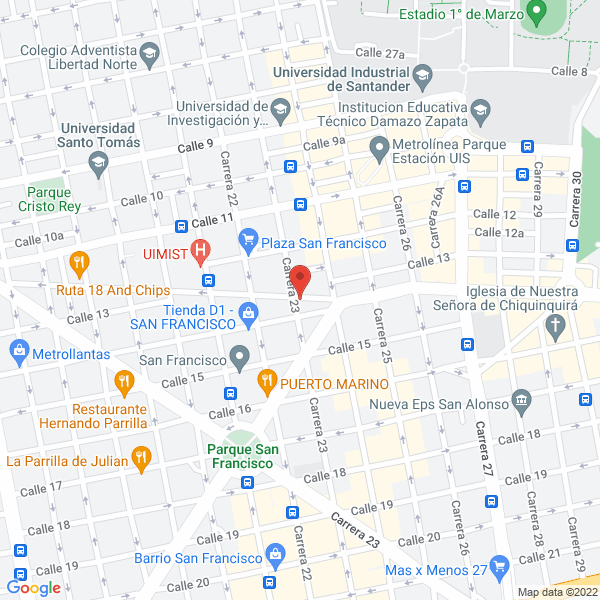 Map of Compra Venta De Frutas Linda María