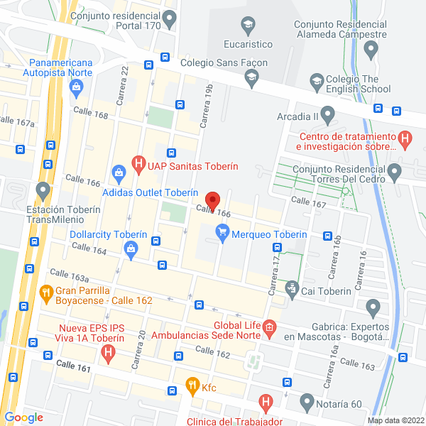 Mapa de Civingeniería S.A.S.
