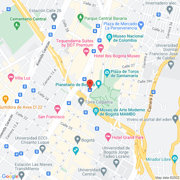 Mapa de Cobiscorp Colombia S.A.