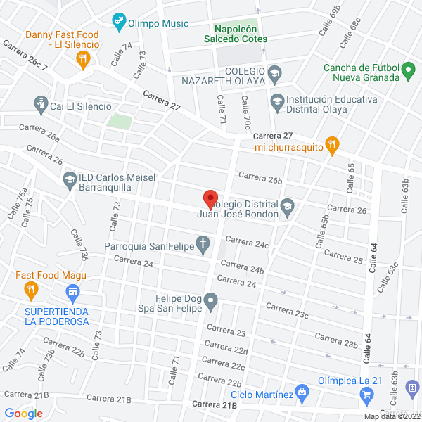 Map of Cocinas Integrales Decormarín
