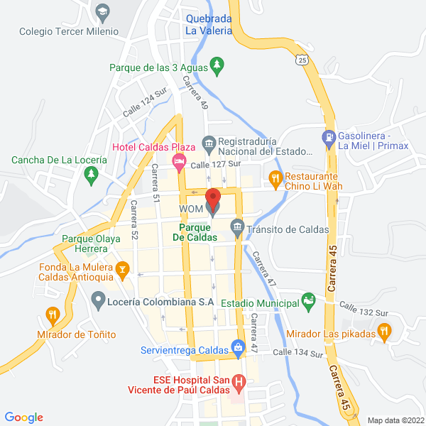 Mapa de Compraventa Caldas