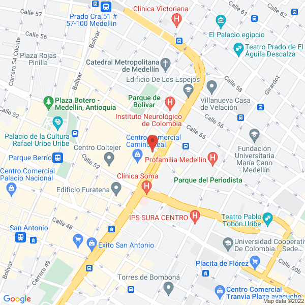 Mapa de Arrequipos Oriente