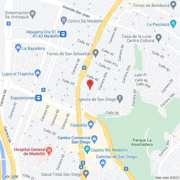 Mapa de Compraventa Muebles Usados San Diego