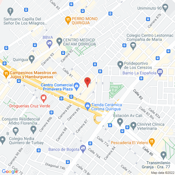 Mapa de Codiandamios