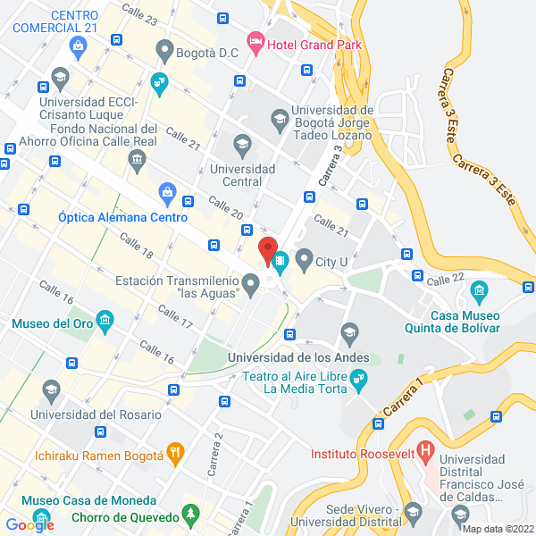 Mapa de Coffe & Dreams Y Moulin Blue