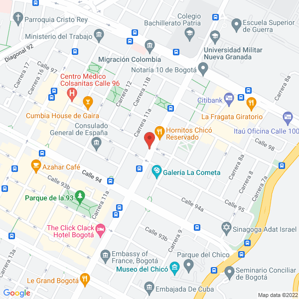 Mapa de Cofviatur Ltda